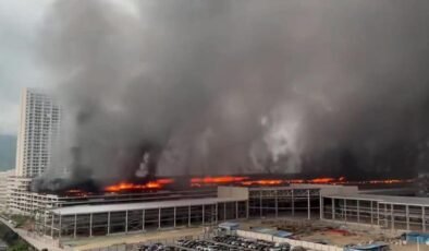 Çin'de araç fabrikasında büyük yangın! BYD'den açıklama geldi