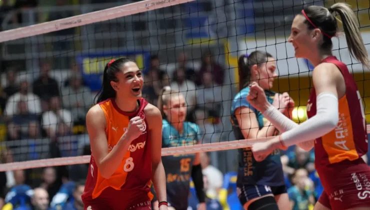 Galatasaray Daikin CEV Kupası'nda şampiyonluk için avantajı kaptı!