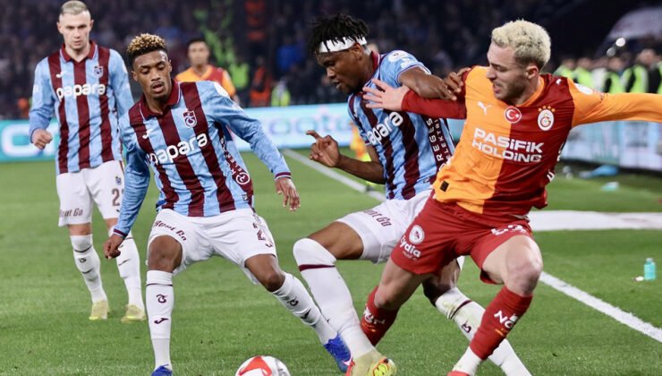 Trabzonspor Galatasaray'ı 2-1 mağlup etti