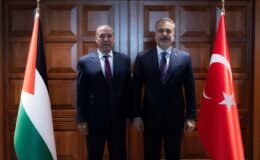 Dışişleri Bakanı Hakan Fidan, Filistin Devlet Başkanı Yardımcısı Şeyh ile bir araya geldi