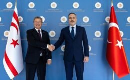 Dışişleri Bakanı Hakan Fidan, KKTC Başbakanı Üstel ile görüştü