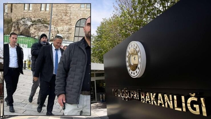 Dışişleri Bakanlığı'ndan Mescid-i Aksa baskınına kınama!