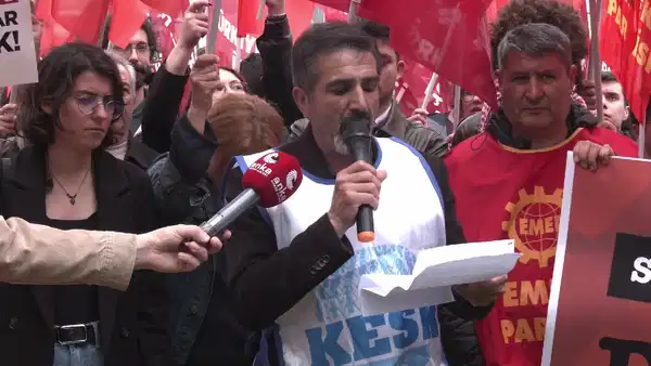 TİP, EMEP, EHP ve KESK'ten ABD Büyükelçiliği önünde 'NATO' protestosu