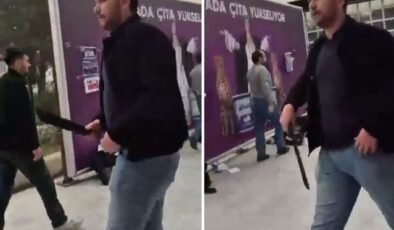 Ege Üniversitesi karıştı! Palalı saldırgan kamerada