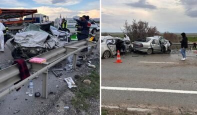 Eskişehir-Ankara yolunda feci kaza: 4 ölü, 2 yaralı