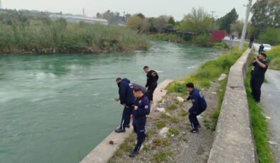 Mersin'de Berdan Çayı'na atlayan genç, suda kayboldu
