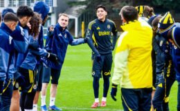 Fenerbahçe antrenmanında Edson Alvarez gelişmesi