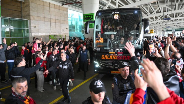 Galatasaray’a Ankara’da coşkulu karşılama
