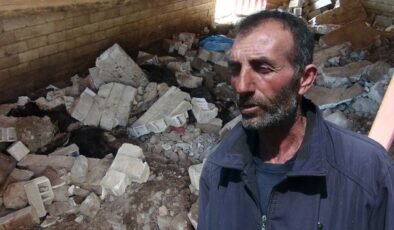 Gece ses duyup ahıra koşan çiftçinin dünyası başına yıkıldı