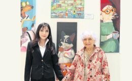 İki nesil bir tuvalde