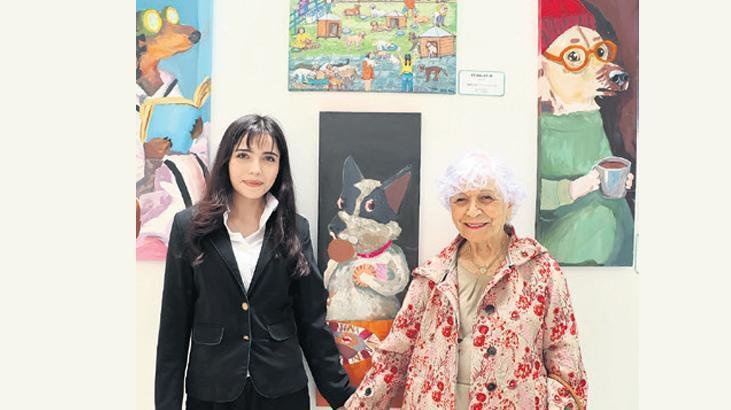 İki nesil bir tuvalde