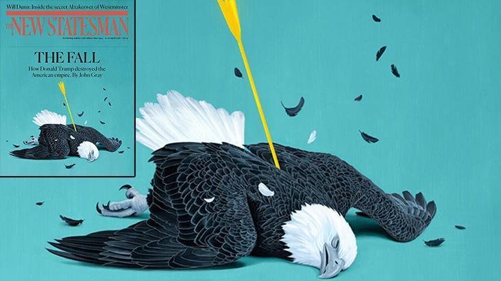 İngiliz dergisinden dikkat çeken 'kartal' kapağı! ABD'yi bekleyen sonu yazdılar: 'Geri dönüşü olmayan bir yol'