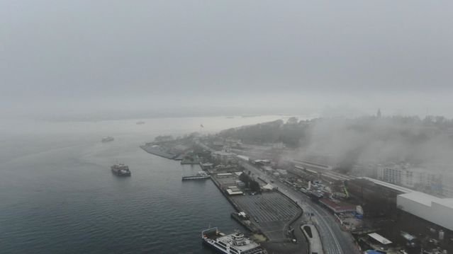 İstanbul'da sis etkili oluyor