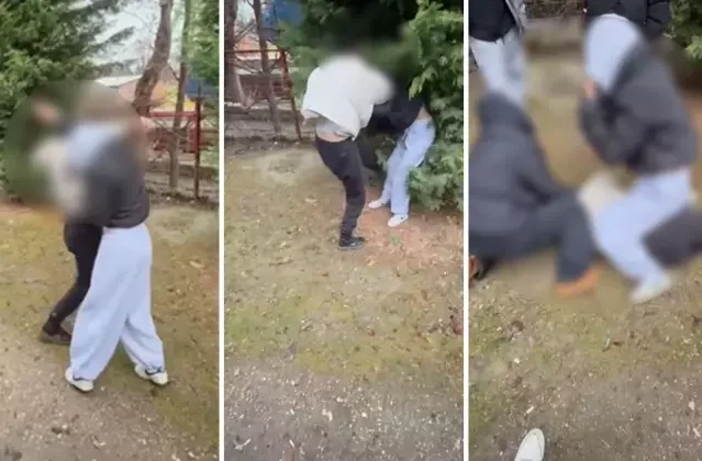 Bu çocuklara ne oldu! Liseli kızı acımasızca dövdüler