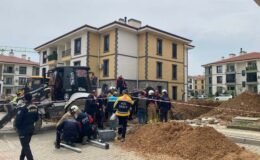 Manisa'da kanalizasyon çalışmasında göçük: 1 işçi toprak altında kaldı