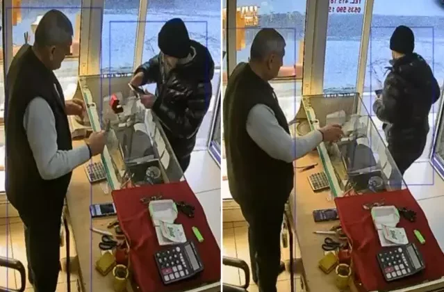 Mardin'de kuyumcuya müşteri gibi girip yüzük çalan hırsız tutuklandı