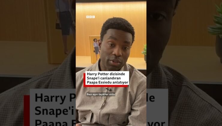 Harry Potter’da Snape’i canlandıran Paapa Essiedu tepkilere yanıt verdi