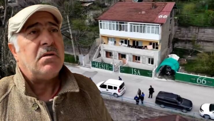 'Mesih indi' yazdı, mahalle karıştı; polis müdahale etti