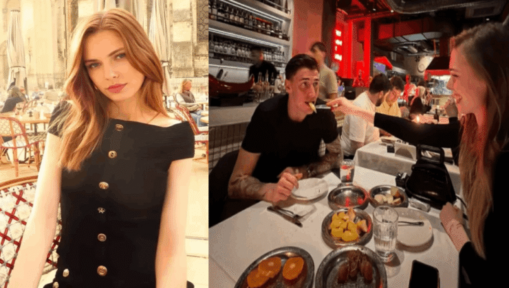 Milli kaleci Berke hayalindeki aşkı Fransız modelde buldu