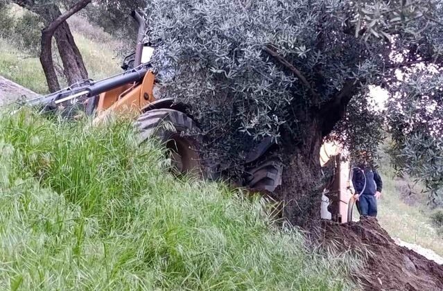 Kendi kazdığı devasa çukurda can verdi