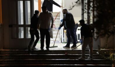 Saldırının yaşandığı okuldan geriye bu görüntüler kaldı