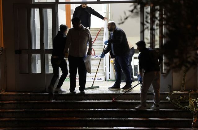 Saldırının yaşandığı okuldan geriye bu görüntüler kaldı