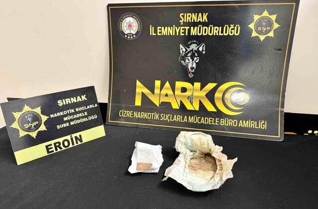 Şırnak'ta çocuk bezine gizlenmiş eroin ele geçirildi: 1 gözaltı