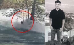 Tarsus'ta kayıp genç akıntıya böyle kapıldı: Son görüntüleri ortaya çıktı