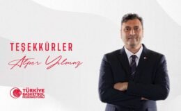 TBF'den Alper Yılmaz'a teşekkür