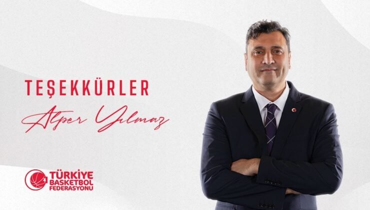 TBF'den Alper Yılmaz'a teşekkür