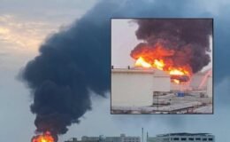 Ülkenin en büyük petrol rafinerisi vuruldu! İran füzeleri sonrası Bahreyn'de büyük patlamalar