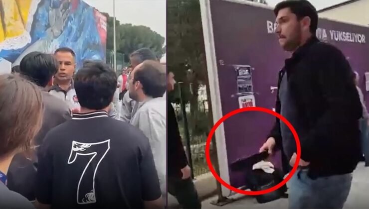 Üniversite karıştı! Palayla saldırı kameraya yakalandı