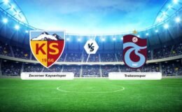 (Özet) Zecorner Kayserispor – Trabzonspor Maçı Özeti ve Tüm Önemli Anları