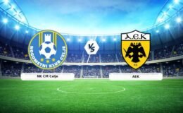 (Özet) NK CM Celje – AEK Maçı Özeti ve Tüm Önemli Anları