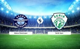 (Özet) Adana Demirspor – Serik Spor Maçı Özeti ve Tüm Önemli Anları