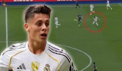 Arda Güler yüzyılın golünü attı! Orta sahanın bile gerisinden rakip kaleye roket yolladı