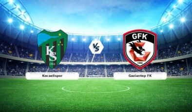 (Özet) Kocaelispor – Gaziantep FK Maçı Özeti ve Tüm Önemli Anları