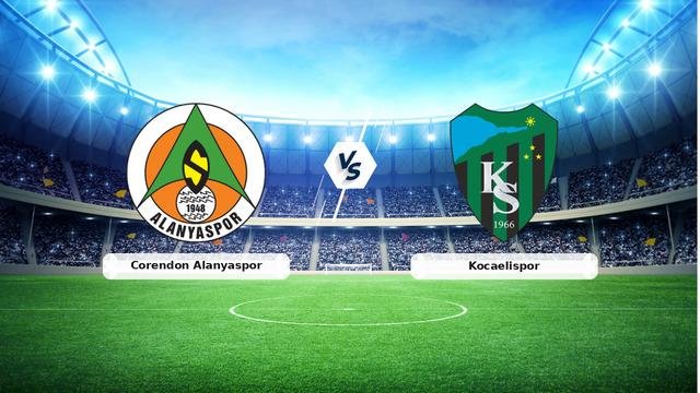 (Özet) Corendon Alanyaspor – Kocaelispor Maçı Özeti ve Tüm Önemli Anları