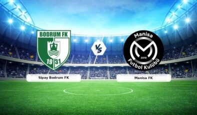 (Özet) Sipay Bodrum FK – Manisa FK Maçı Özeti ve Tüm Önemli Anları