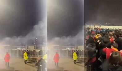 Juventus maçı öncesi skandal! Galatasaray taraftarlarına sert müdahale! Ortalık karıştı…