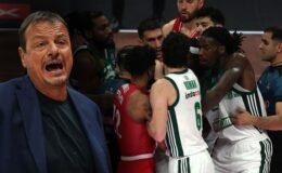 Sinirlerin gerildiği derbi gecesinde gülen taraf Olympiakos! Ergin Ataman'a büyük şok